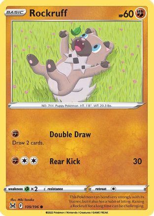 Rockruff 109/196/196 - Common