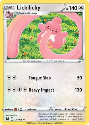 Lickilicky 139/196/196 - Uncommon