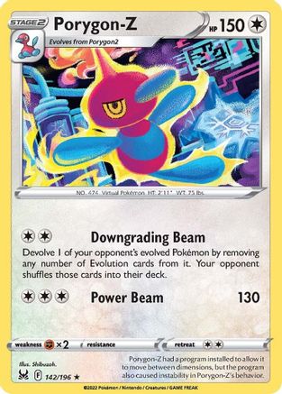 Porygon-Z 142/196/196 - Rare