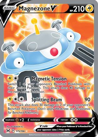 Magnezone V (Full Art) 175/196/196 - Ultra Rare - Holofoil