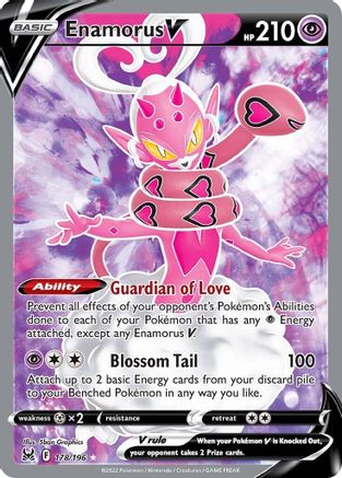 Enamorus V (Full Art) 178/196/196 - Ultra Rare - Holofoil