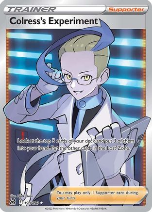 Colress's Experiment (Full Art) 190/196/196 - Ultra Rare - Holofoil