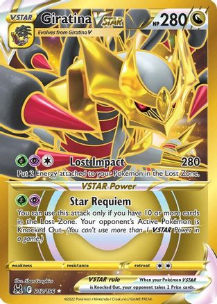 Giratina VSTAR (212) (Secret) 212/196/196 - Secret Rare - Holofoil