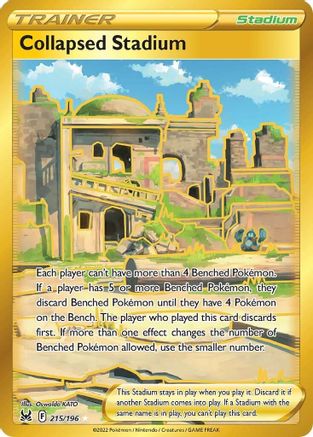 Collapsed Stadium (Secret) 215/196/196 - Secret Rare - Holofoil