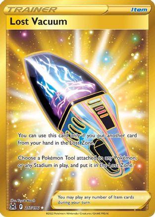 Lost Vacuum (Secret) 217/196/196 - Secret Rare - Holofoil