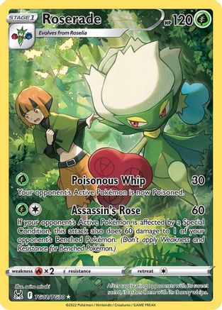 Roserade TG02/TG30/30 - Ultra Rare - Holofoil