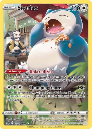 Snorlax TG10/TG30/30 - Ultra Rare - Holofoil