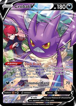 Crobat V TG20/TG30/30 - Ultra Rare - Holofoil