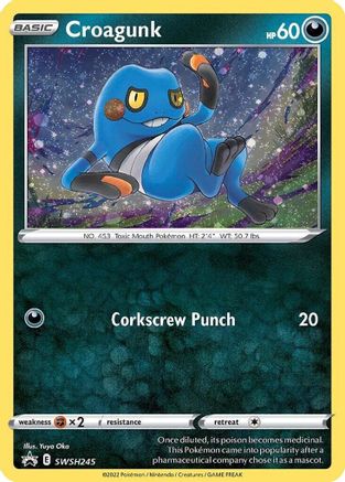 Croagunk SWSH245/307 - Promo - Holofoil