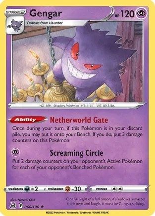 Gengar 066/196 - Rare