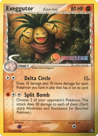 Exeggutor (Delta Species) 041/110 - Promo
