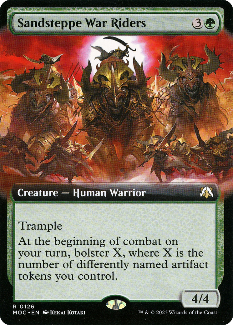 Sandsteppe War Riders (Extended Art) [March of the Machine Commander]