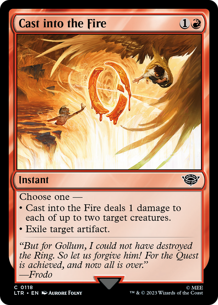 Cast into the Fire [The Lord of the Rings: Tales of Middle-Earth]