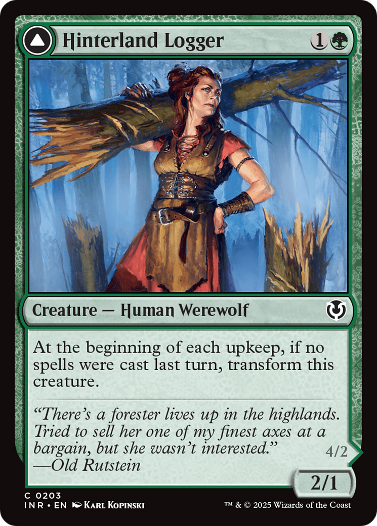 Hinterland Logger (-203) - Innistrad Remastered Foil