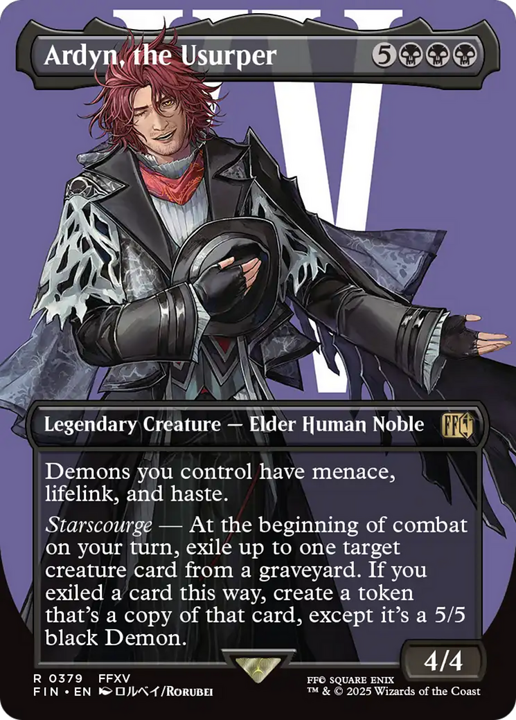 Ardyn, the Usurper (Borderless) (0379) (FIN-379) - FINAL FANTASY Foil