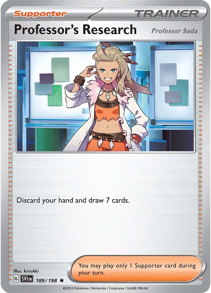 Professor's Research 189/198 - Rare - Holofoil