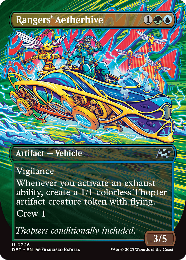 Ranger's Aetherhive (Borderless) (-326) - Aetherdrift Foil