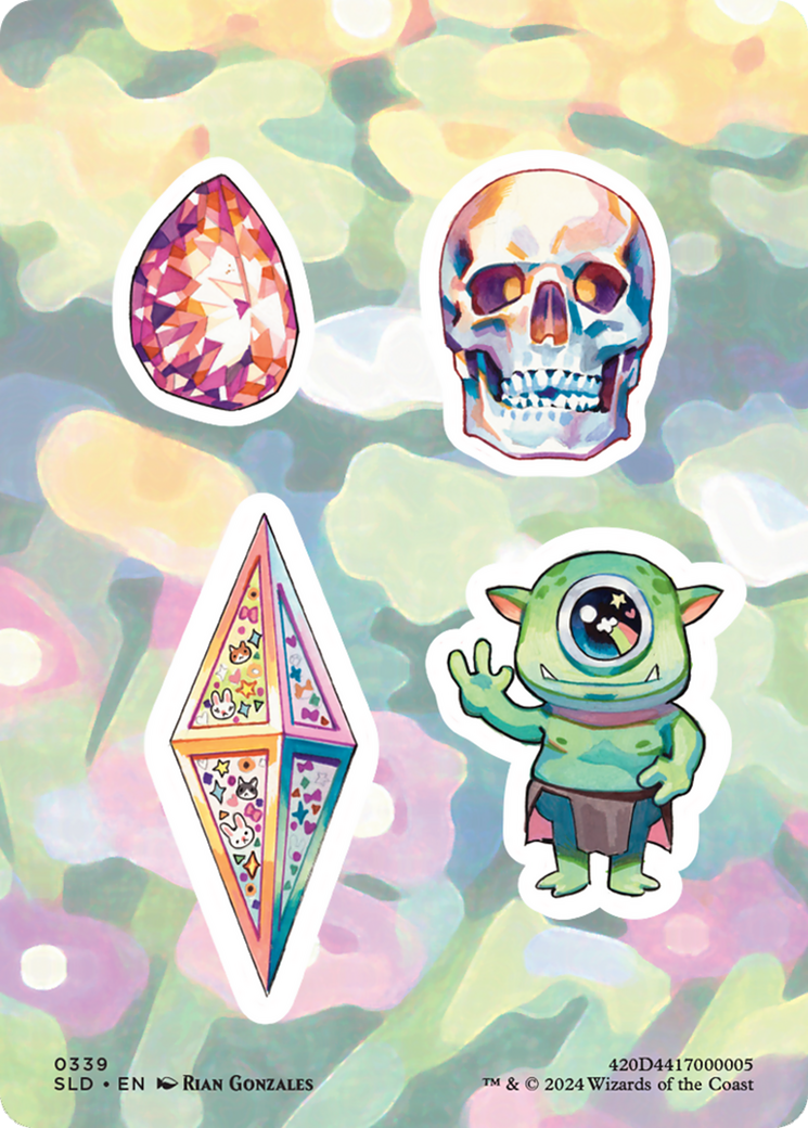 Sticker Sheet (0339) (SLD-339) - Secret Lair Drop Series