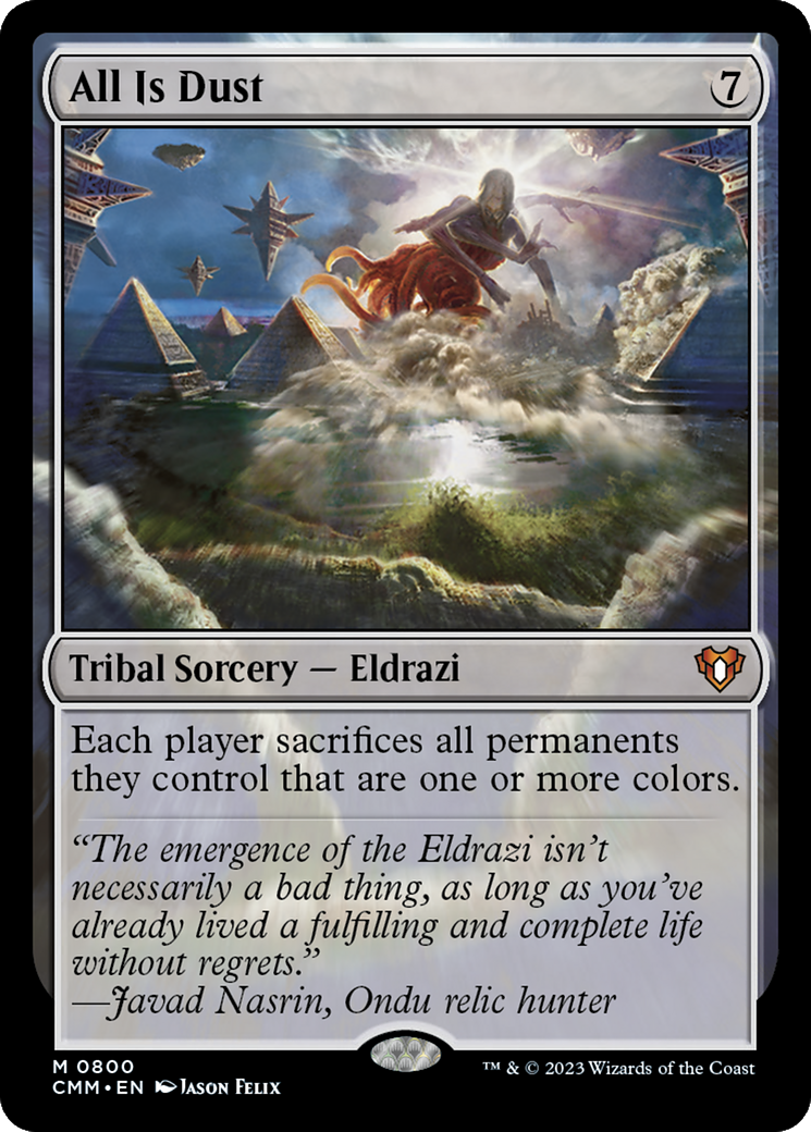 All Is Dust [Commander Masters]