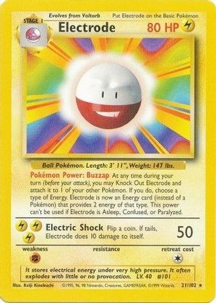 Electrode 021/102/102 - Rare