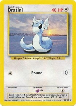 Dratini 026/102/102 - Uncommon