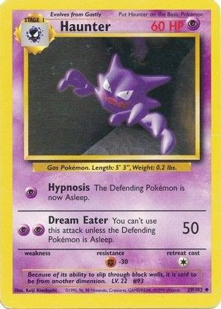 Haunter 029/102/102 - Uncommon