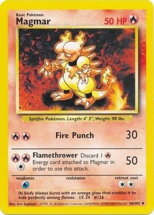 Magmar 036/102/102 - Uncommon