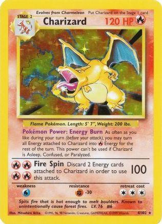 Charizard 004/102/102 - Holo Rare - Holofoil