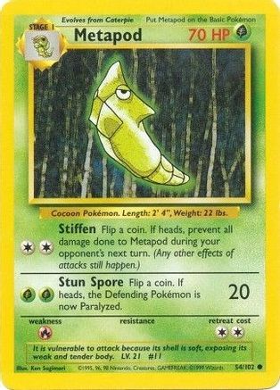 Metapod 054/102/102 - Common