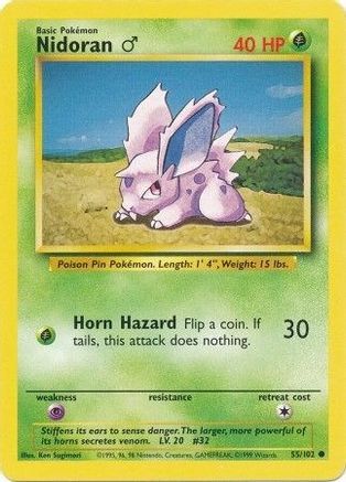 Nidoran M 055/102/102 - Common