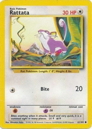 Rattata 061/102/102 - Common