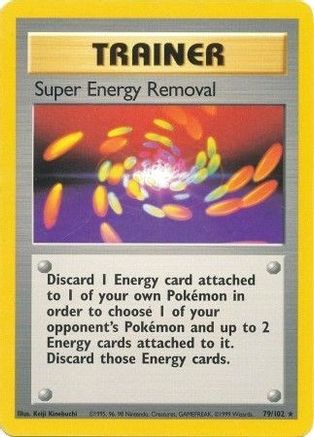 Super Energy Removal 079/102/102 - Rare