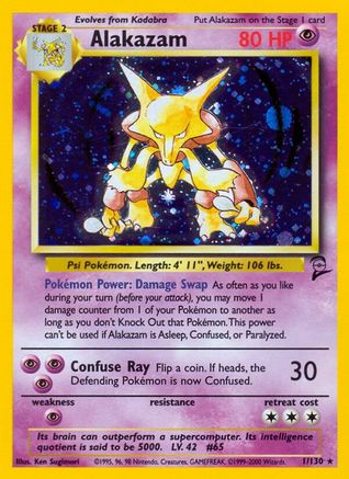 Alakazam 001/130/130 - Holo Rare - Holofoil