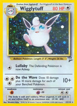 Wigglytuff 019/130/130 - Holo Rare - Holofoil