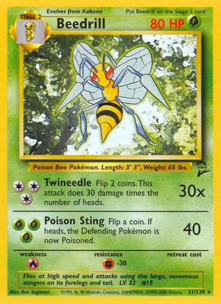 Beedrill 021/130/130 - Rare