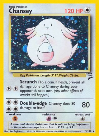 Chansey 003/130/130 - Holo Rare - Holofoil