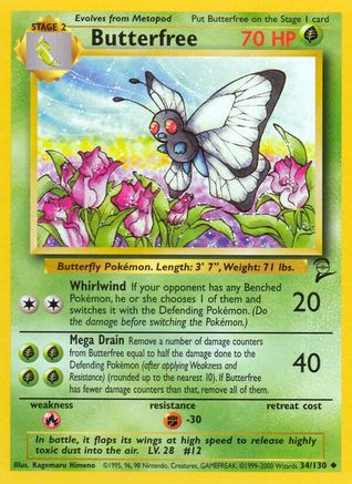 Butterfree 034/130/130 - Uncommon