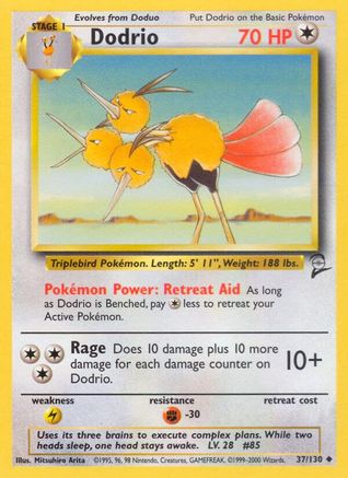 Dodrio 037/130/130 - Uncommon