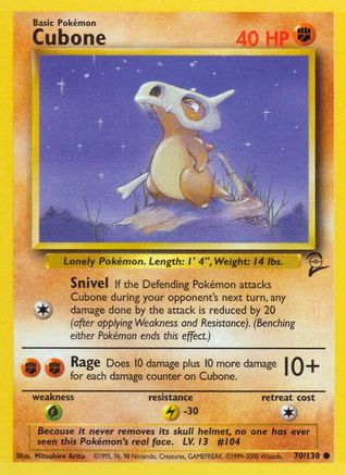 Cubone 070/130/130 - Common
