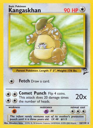 Kangaskhan 026/130/130 - Rare