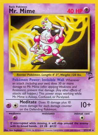 Mr. Mime 027/130/130 - Rare