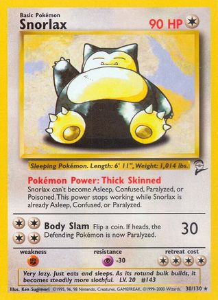 Snorlax 030/130/130 - Rare