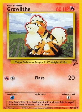 Growlithe 042/130/130 - Uncommon