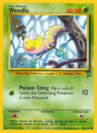 Weedle 100/130/130 - Common