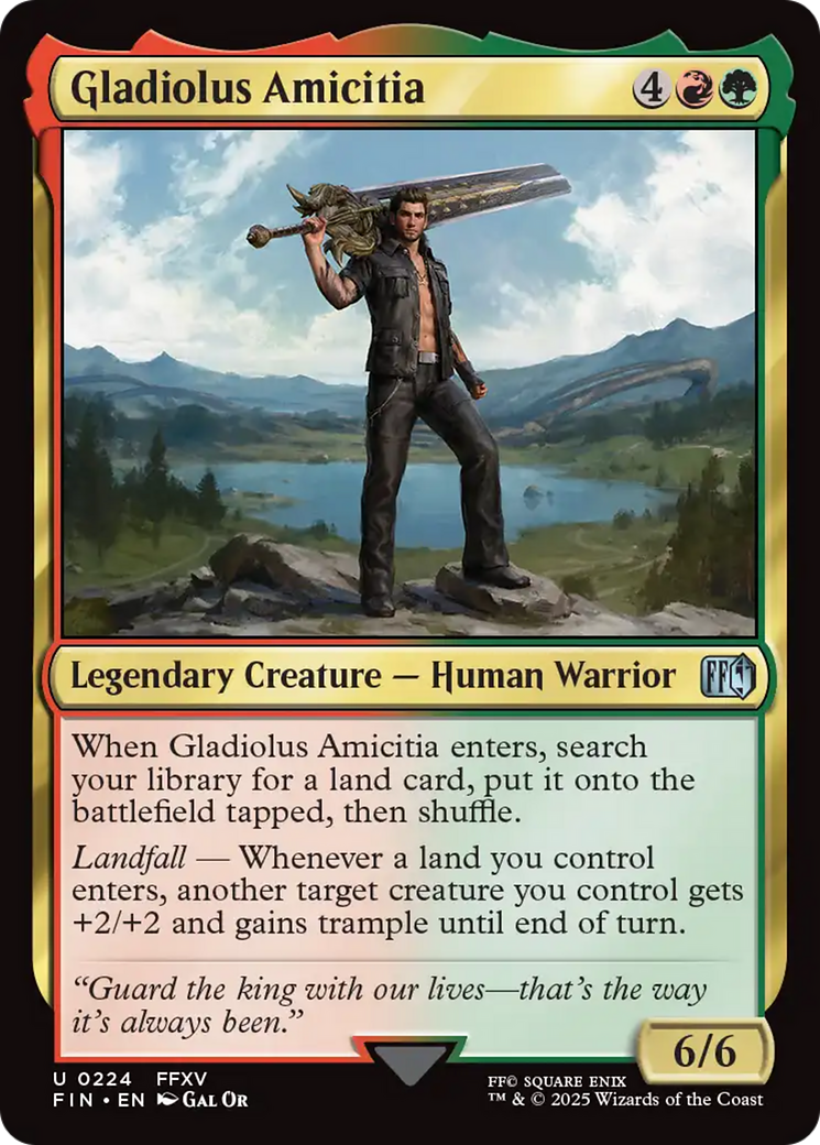 Gladiolus Amicitia (FIN-224) - Universes Beyond: FINAL FANTASY Foil