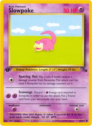 Slowpoke (055/62) - Fossil Unlimited
