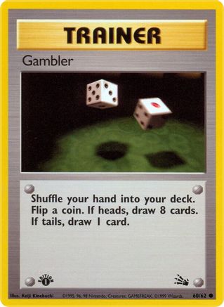 Gambler (060/62) - Fossil 1st Edition