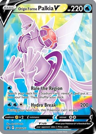 Origin Forme Palkia V SWSH253/307 - Promo - Holofoil
