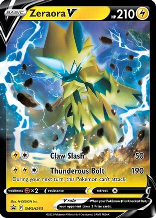 Zeraora V SWSH263/307 - Promo - Holofoil