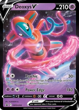 Deoxys V SWSH266/307 - Promo - Holofoil